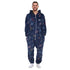 Snuggs Blanket Onesie Dark Blue Space